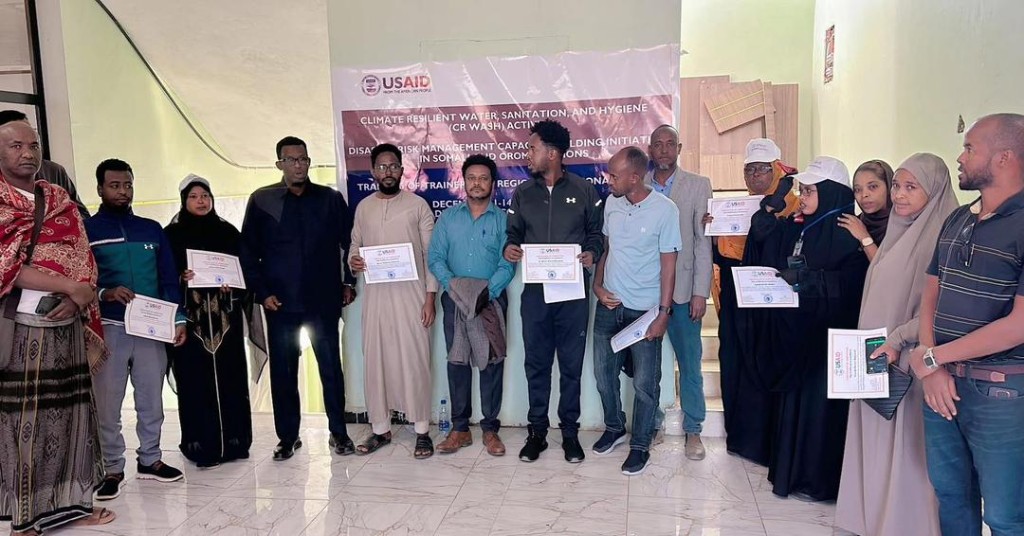 SRS team at USAID Climate Resilient WASH disaster risk management program