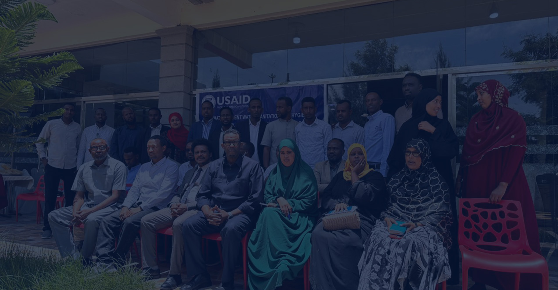 Emergency food response distribution in Ethiopia with community members