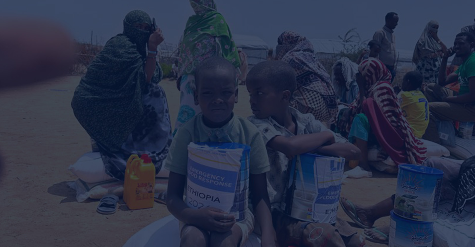 SRS team and partners at a USAID water, sanitation and hygiene program event